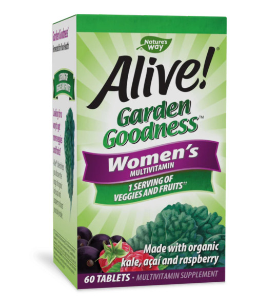 Nature's Way Alive! Garden Goodness Women's Multivitamin (60 табл)