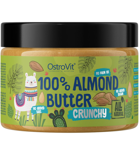 OstroVit 100% Almond Butter Crunchy (500 грамм)