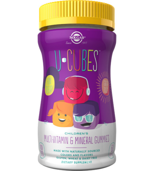 Solgar U-Cubes Children's Multi-Vitamin & Mineral Gummies (60 жев конф)