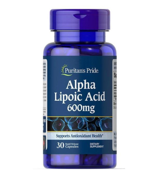 Puritan's Pride Alpha Lipoic Acid 600 мг (30 капс)