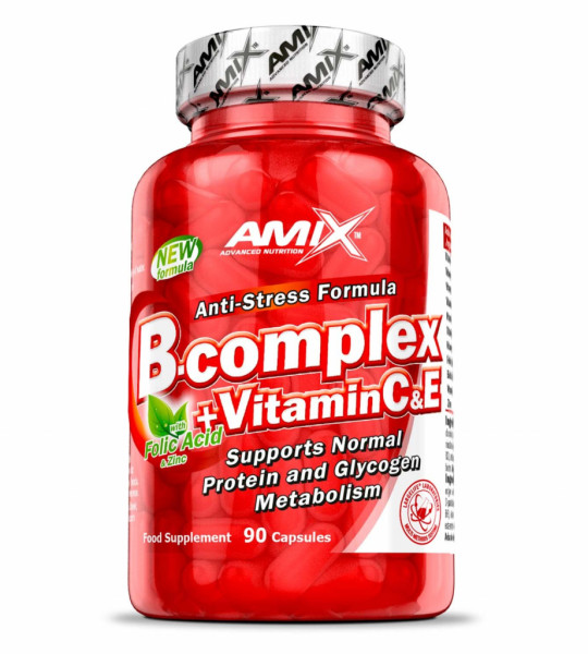 Amix B-complex + Vitamin C & E (90 капс)
