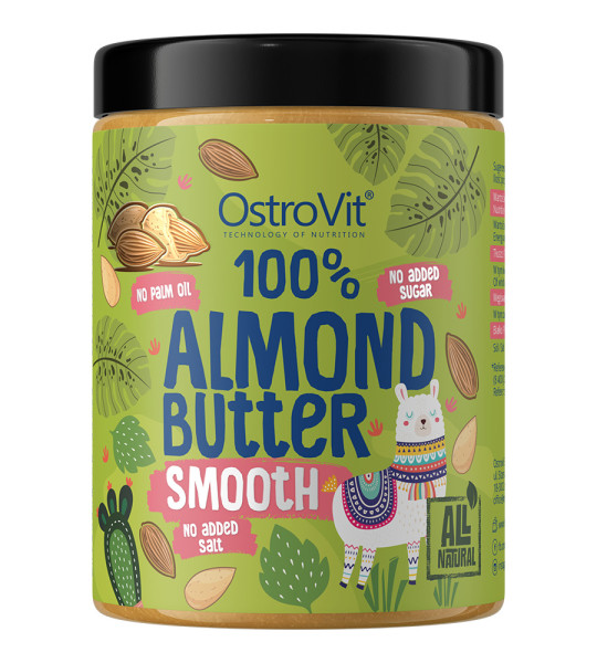 OstroVit 100% Almond Butter Smooth (1000 грам)
