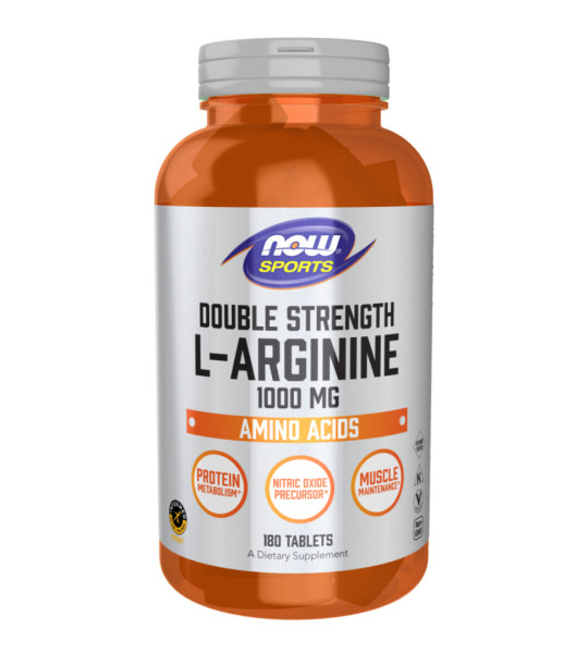 NOW Sports L-Arginine 1000 mg (180 табл)
