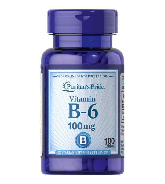 Puritan's Pride Vitamin B-6 100 mg (100 табл)