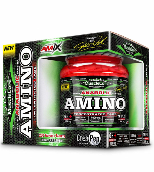 Amix MuscleCore Anabolic Amino with CreaPep BOX (250 табл)