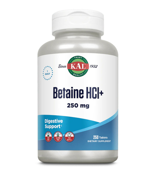 KAL Betaine HCl+ 250 mg (250 табл)