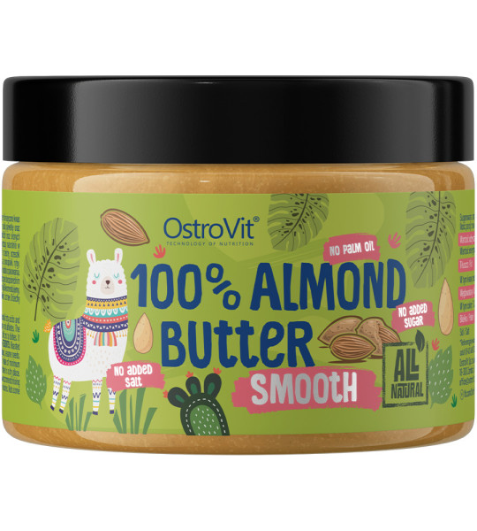 OstroVit 100% Almond Butter Smooth (500 грамм)