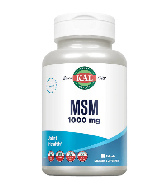 KAL MSM 1000 mg (80 табл)