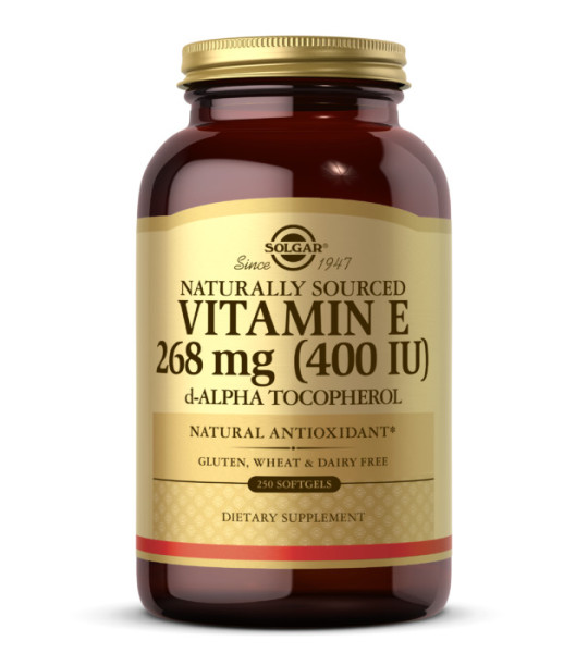 Solgar Vitamin E 268 mg 400 IU Softgels (250 капс)