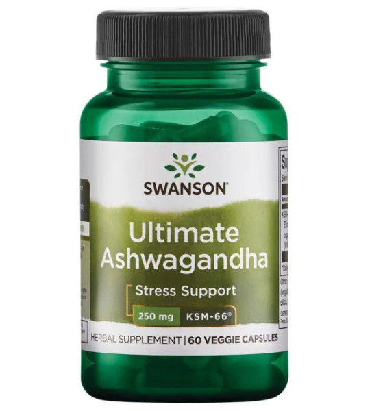 Swanson Ultimate Ashwagandha 250 mg Veg Caps (60 капс)