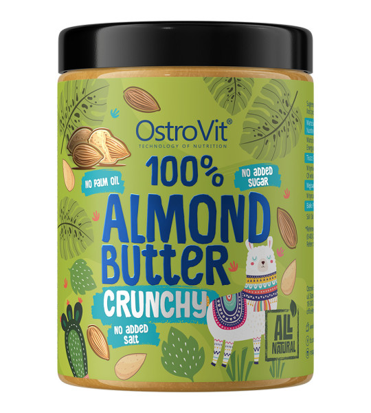 OstroVit 100% Almond Butter Crunchy (1000 грамм)