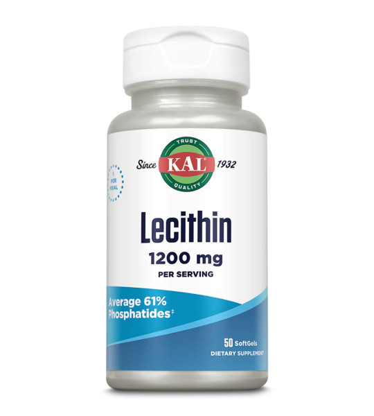 KAL Lecithin 1200 mg Softgels (50 капс)