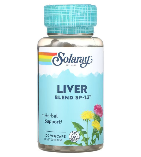 Solaray Liver Blend SP-13 VegCaps (100 капс)