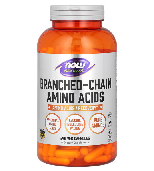 NOW Sports Branched-Chain Amino Acids Veg Caps (240 капс)