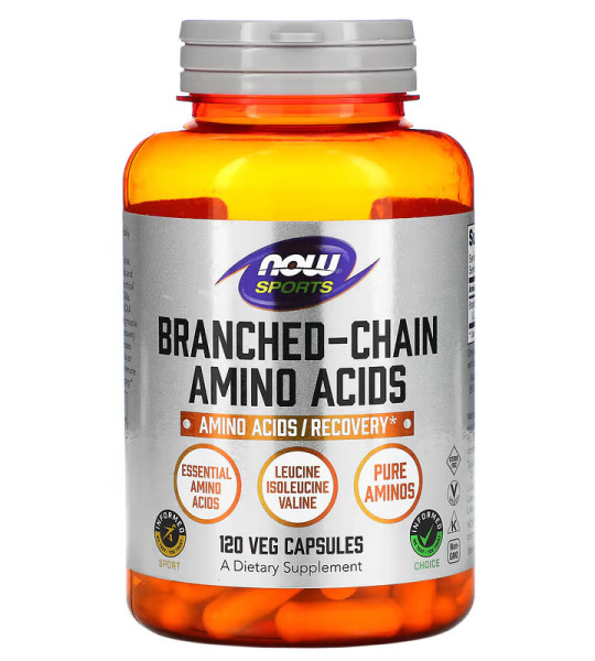 NOW Sports Branched-Chain Amino Acids Veg Caps (120 капс)