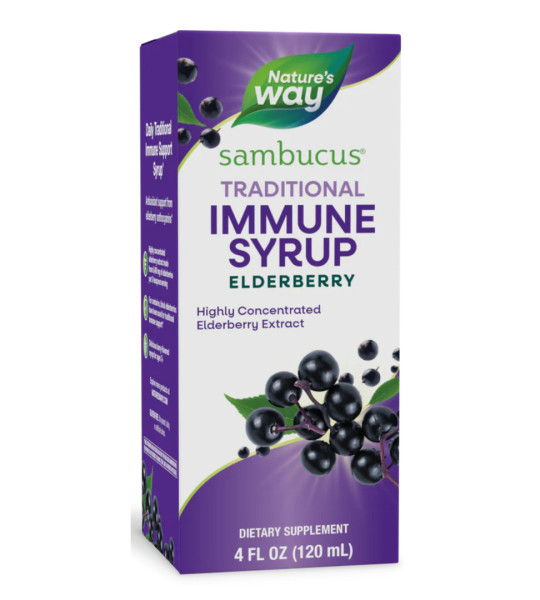 Nature's Way Sambucus Traditional Immune Syrup (120 ml)