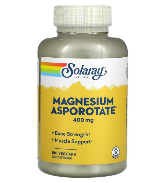 Solaray Magnesium Asporotate 400 mg Veg Caps (180 капс)