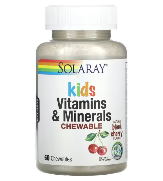 Solaray Kids Vitamins & Minerals (60 табл)
