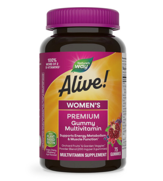 Nature's Way Alive! Women's Premium Gummy Multivitamin (75 жев конф)