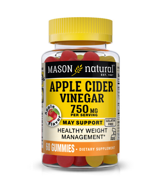 Mason Natural Apple Cider Vinegar 750 mg (60 жев конф)