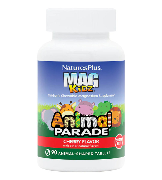 NaturesPlus Animal Parade Mag Kidz Sugar Free (90 жев табл)