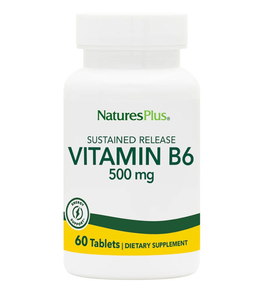 NaturesPlus Vitamin B6 500 mg (60 табл)