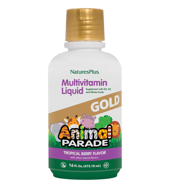 NaturesPlus Animal Parade Multivitamin Liquid GOLD (473 ml)