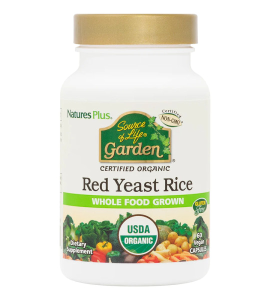 NaturesPlus Source of Life Red Yeast Rice 600 mg Veg Caps (60 капс)