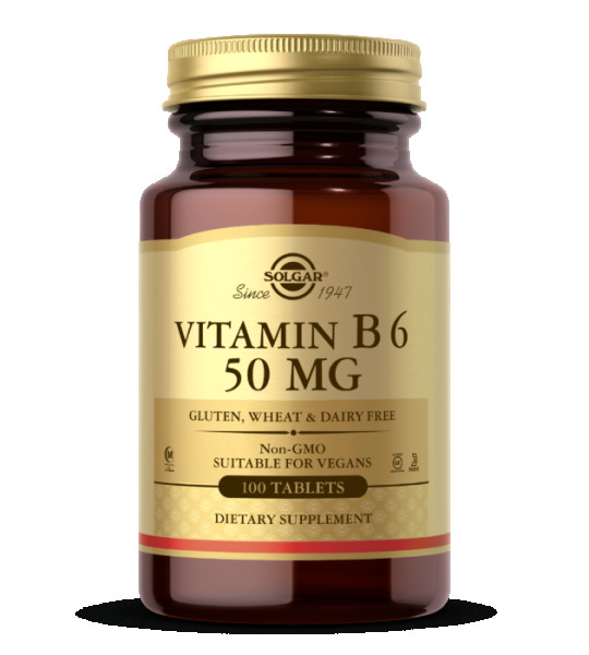Solgar Vitamin B6 50 mg (100 табл)