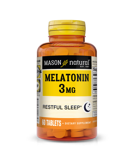 Mason Natural Melatonin 3 mg (60 табл)