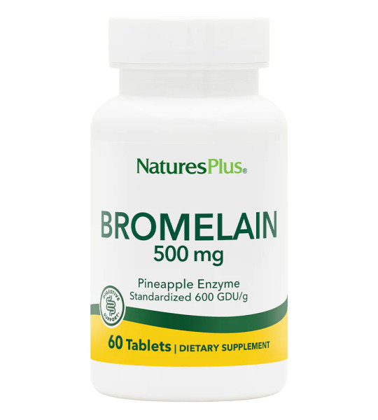 NaturesPlus Bromelain 500 mg (60 табл)