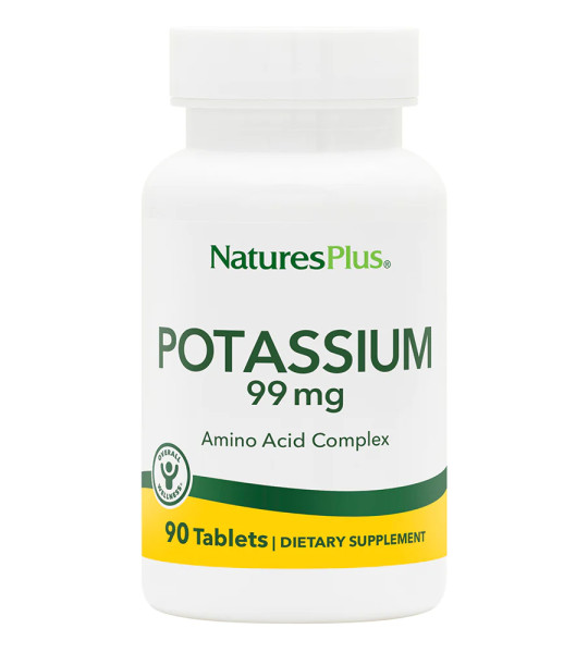 NaturesPlus Potassium 99 mg (90 табл)