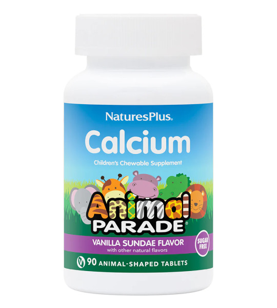 NaturesPlus Animal Parade Calcium Sugar Free (90 жув табл)
