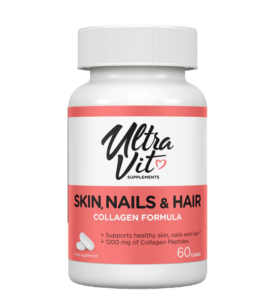 UltraVit Skin, Nails & Hair Collagen formula (60 капс)
