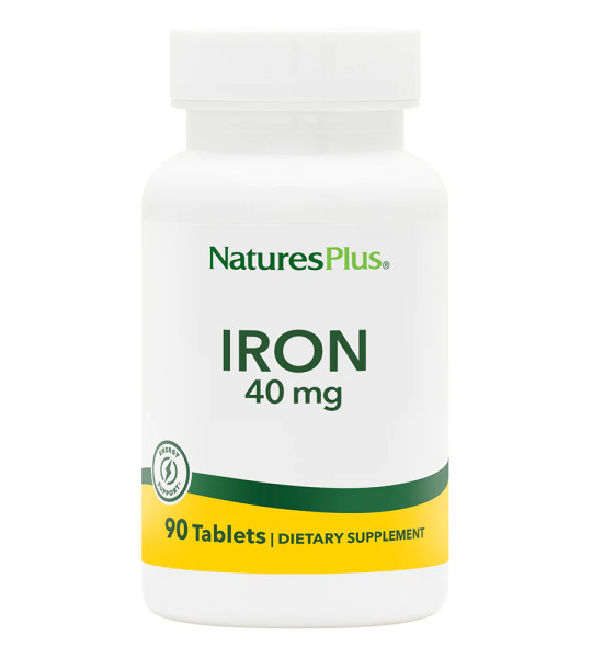 NaturesPlus Iron 40 mg (90 табл)