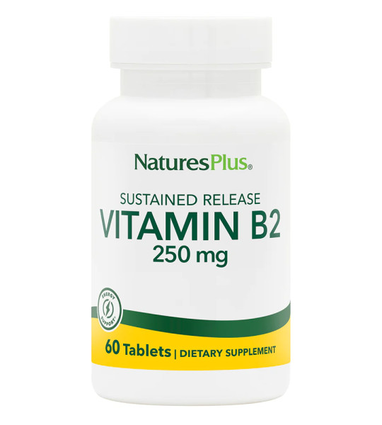 NaturesPlus Vitamin B2 250 mg (60 табл)