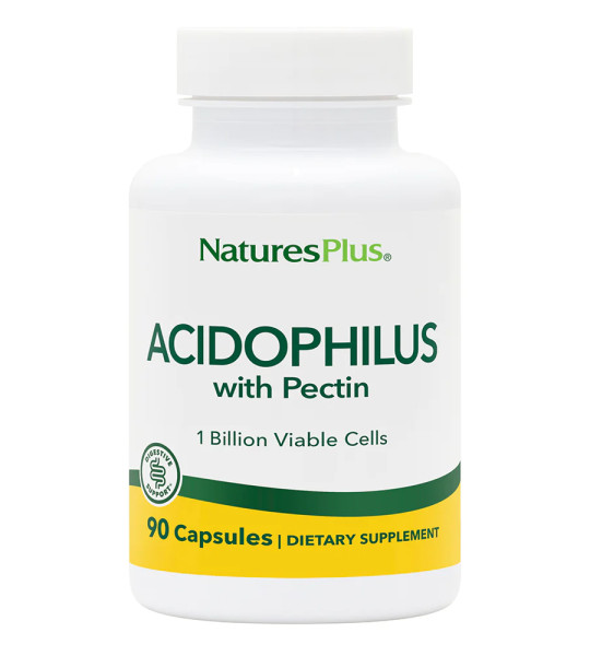 NaturesPlus Acidophilus with Pectin 4 mg / 100 mg (90 капс)