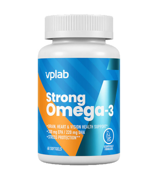 VPLab Strong Omega-3 Softgels (60 капс)