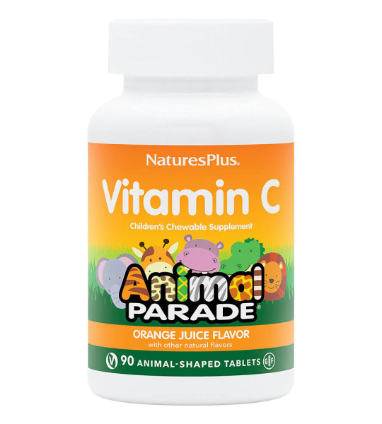 NaturesPlus Animal Parade Vitamin C (90 жув табл)
