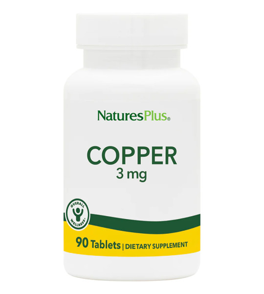 NaturesPlus Copper 3 mg (90 табл)