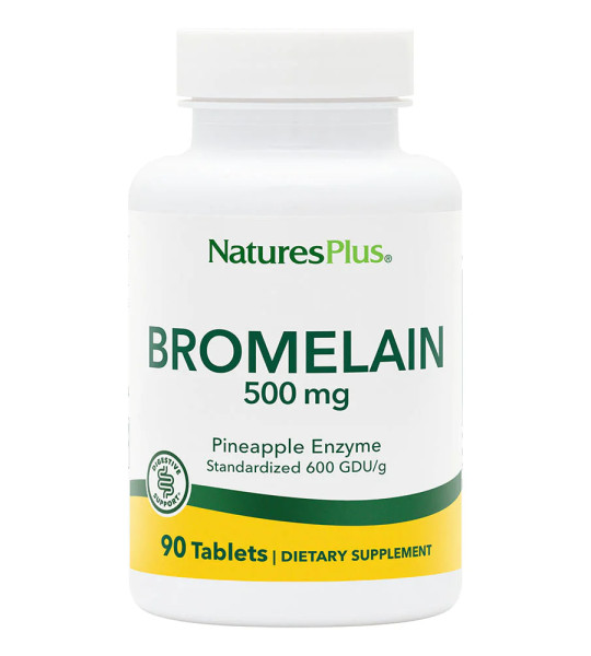 NaturesPlus Bromelain 500 mg (90 табл)