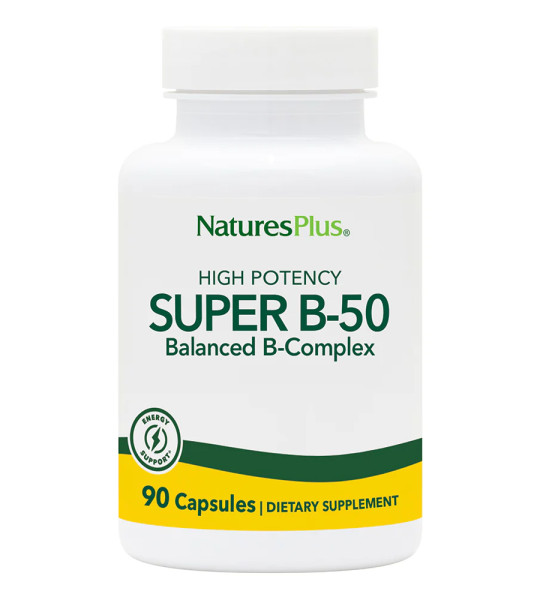 NaturesPlus SUPER B-50 Balanced B-Complex (90 капс)