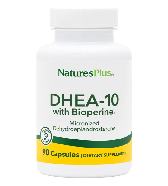 NaturesPlus DHEA-10 with Bioperine 10 mg / 5 mg (90 капс)
