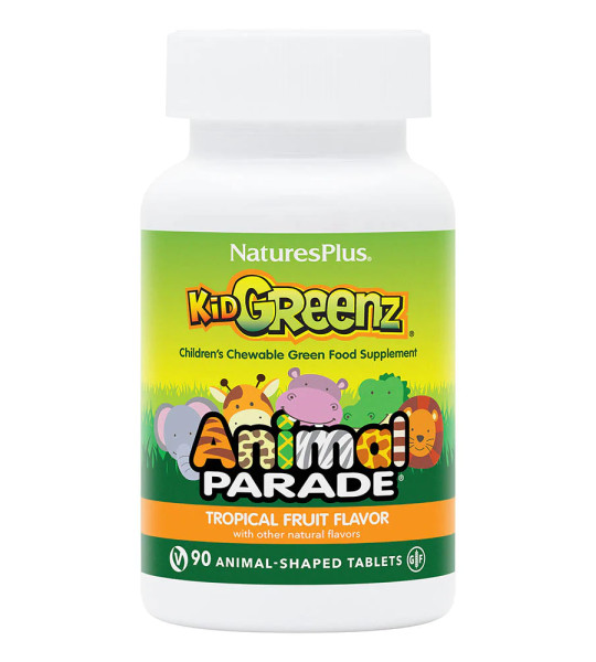 NaturesPlus Animal Parade KidGreenz (90 жув табл)