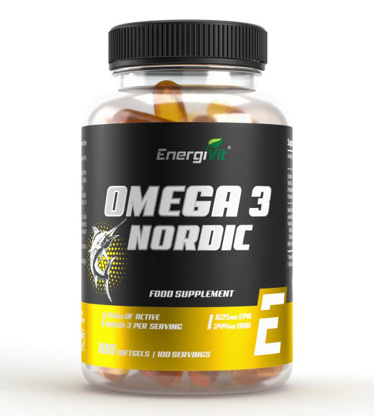 EnergiVit Omega-3 Nordic 950 mg Softgels (100 капс)