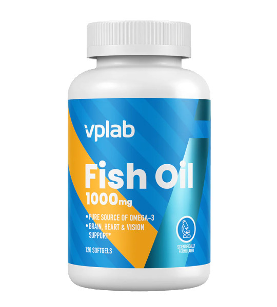 VPLab Fish Oil 1000 mg Softgels (120 капс)