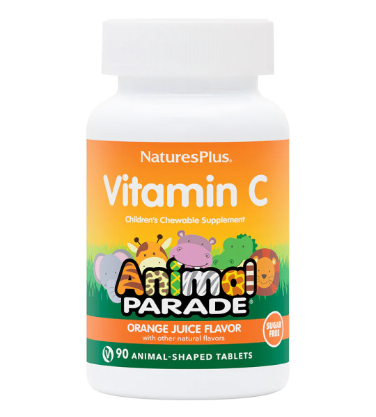 NaturesPlus Animal Parade Vitamin C Sugar Free (90 жев табл)