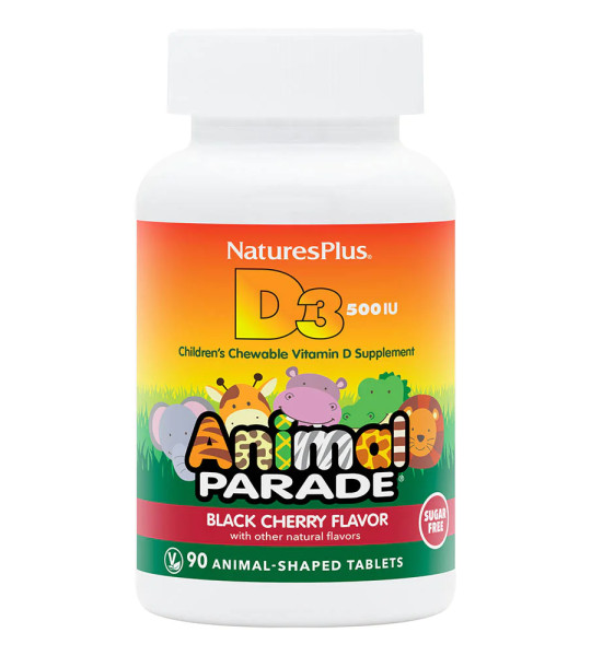 NaturesPlus Animal Parade D3 500 IU Sugar Free (90 жув табл)
