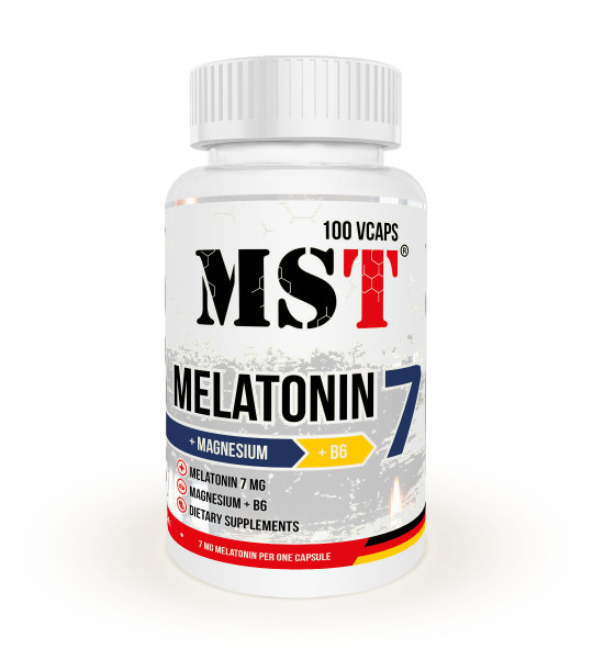 MST Melatonin 7 mg + Mag + B6 (100 капс)
