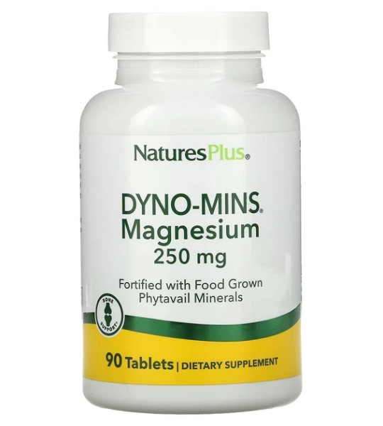 NaturesPlus DYNO-MINS Magnesium 250 mg (90 табл)